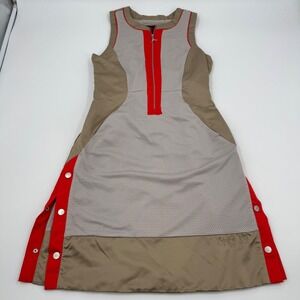 Jordan Dress Athleisure Snap Button Accents Sleeveless Casual XS‎ DD7087-247
